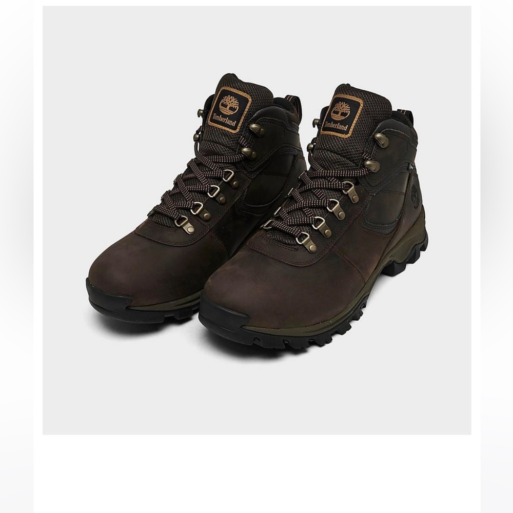 Timberland Men's Mt. Maddsen Waterproof Mid Hiking Boot Dark Brown SZ 11.5 M/M🥾